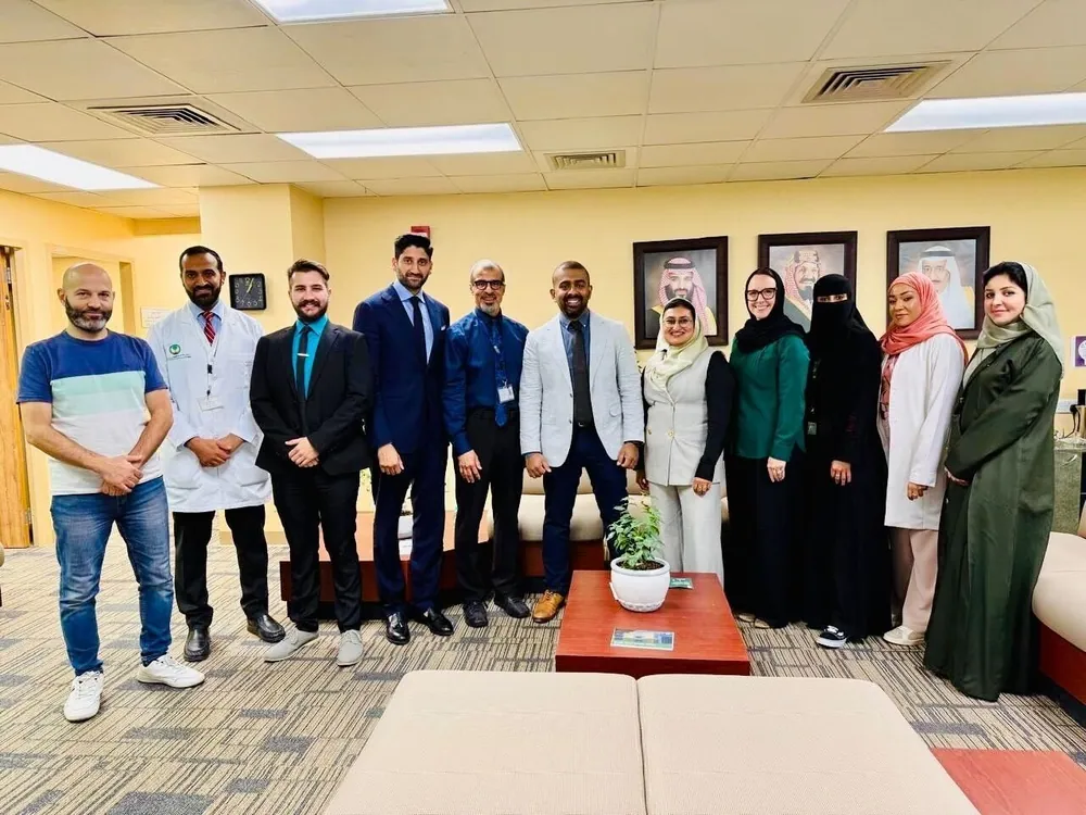 Medtrics team on site at King Faisal Specialist Hospital